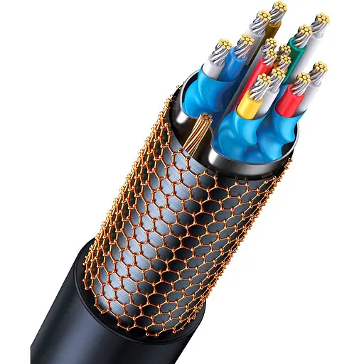 Кабель Atcom Premium HDMI 2.1 1m Black (23781) [84325] - фото 4