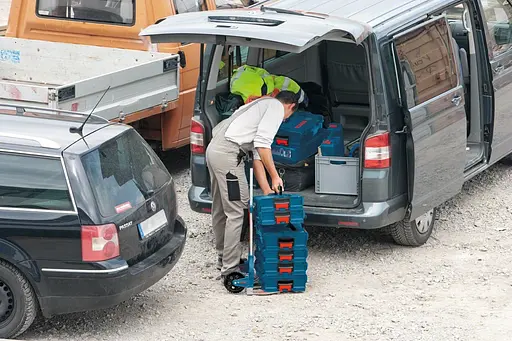 Візок вантажний Bosch Professional Aluminium Caddy універсальний до 125 кг (1.600.A00.1SA) - фото 4