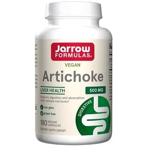 Экстракт артишока Jarrow Formulas Artichoke 500 mg, 180 вегакапсул для поддержки пищеварительной системы