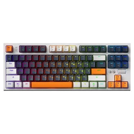 Клавіатура GamePro MK180W Red Hot-Swap RGB White