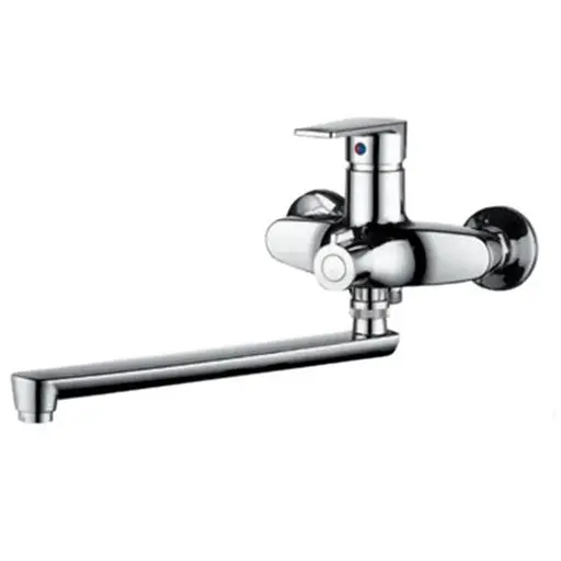 Смеситель для ванны Plamix Oscar-006 Euro.Chrome (без шланга и лейки) (PM0617) - фото 1