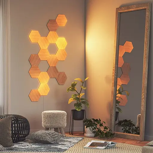 Умная система освещения Nanoleaf Elements Hexagons Starter Kit 7шт [80715] - фото 4