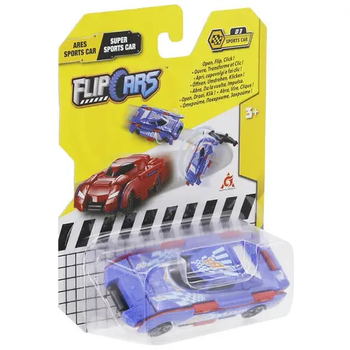Машинка-трансформер Flip Cars 2 в 1 Спорткари Арес спорткар і Супер спорткар EU463875B-03 - фото 4