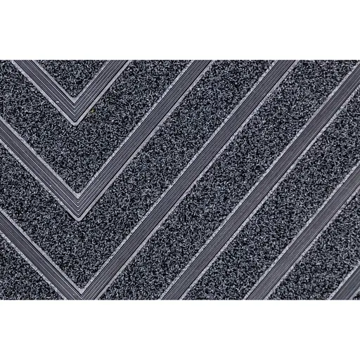 Килимок Yiwu HP-47-4G протиковзний з рельєфним малюнком 75×45 см сірий - фото 3