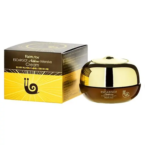Крем с экстрактом королевской улитки Escargot Noblesse Intensive Cream FarmStay 50 мл - фото 1
