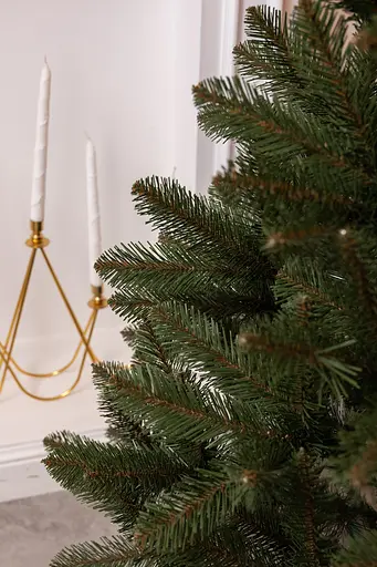 Новорічна штучна ялинка 1,5 м зелена Різдвяна ніч реалістична Преміум LUGI SOK-3-3 - фото 4