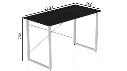 Компьютерный стол Дейв 75x120x70 белый ДСП Сосна Кембра 32мм FRD-102185 - фото 2