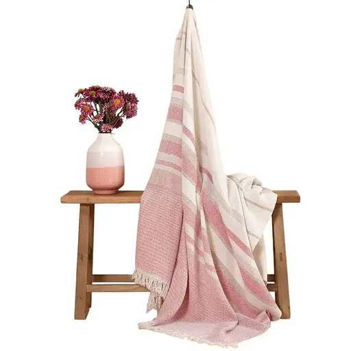 Уценка. Плед-накидка Karaca Home Jammy kirmizi 170х130 см красный (svt-2000022305211) - фото 1