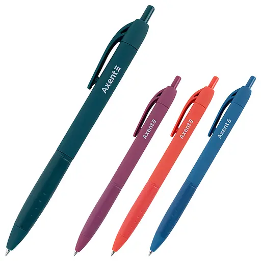 Набор ручек Axent Earth Colors шариковые автоматические 24 шт. синие (AB1097-02-A)