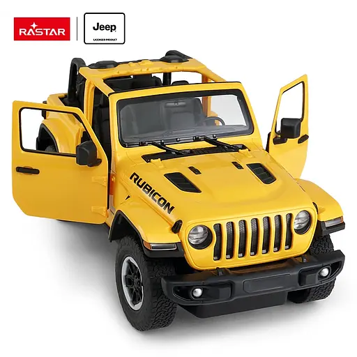 Машинка Rastar Jeep Wrangler JL на управлінні 1:14 жовтий 79400 - фото 2