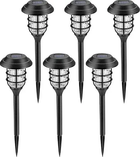 Вуличні садові сонячні світильники Solar Lawn Lamp X20 6 шт. на сонячних батареях підсвічування газону - фото 1