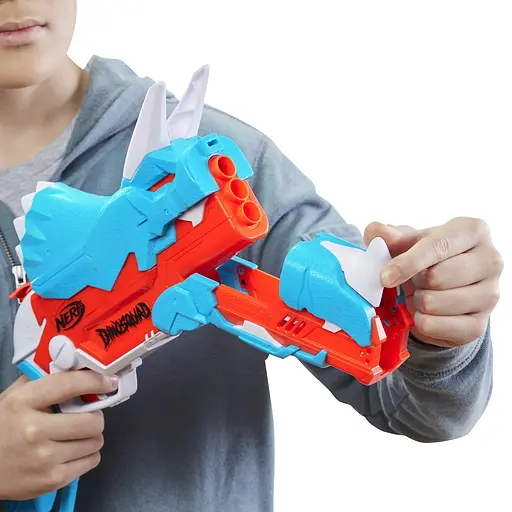 Уценка. Бластер Hasbro Nerf Dino Тricera-Blast (F0803) - фото 4