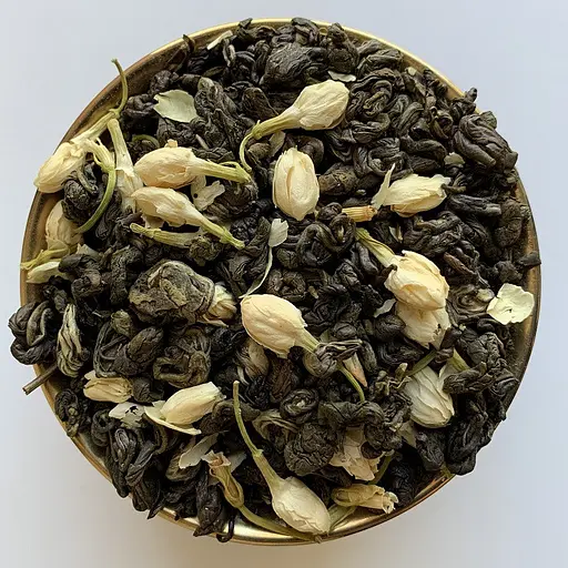 Зелений чай срібний равлик з жасмином 100 г - фото 2