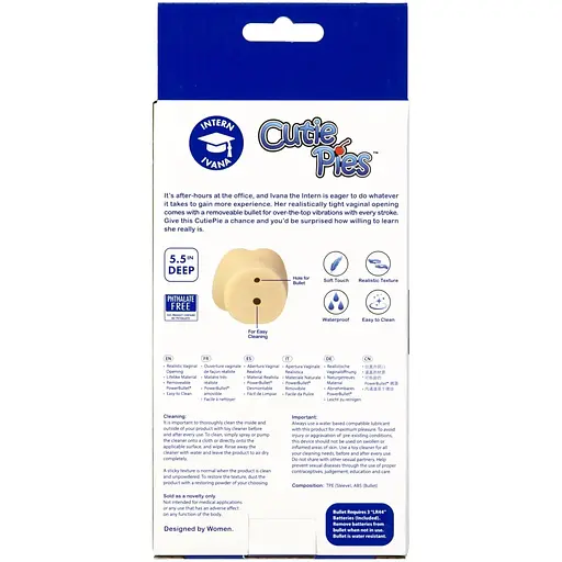 Мастурбатор-вагина Cutie Pies Ivana Vagina Masturbator Intern - фото 8