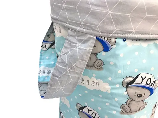 Корзина для игрушек Moontime "Тедди на голубом" - фото 2