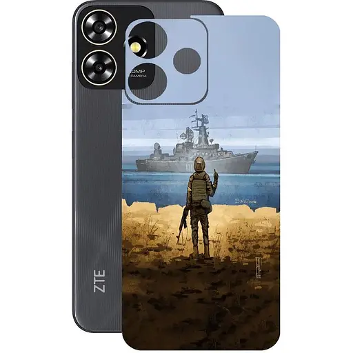 Защитная пленка StatusSKIN для ZTE Blade A73 Корпус Винил Корабль - фото 1