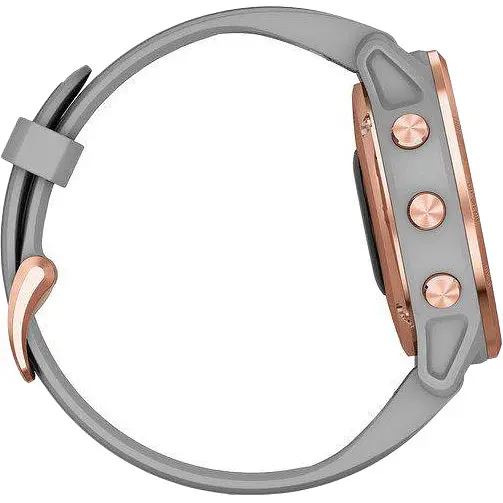 Спортивные часы Garmin Fenix 6S Rose Gold-tone with Powder Gray Band (010-02159-21/20) - фото 4