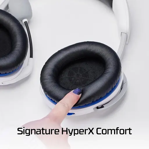 Гарнітура HyperX Cloud Stinger 2 PS4/PS5 mini-jack біло-синя - фото 2