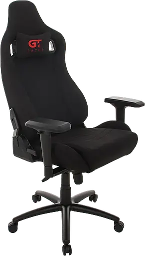 Геймерское кресло GT Racer черное (X-0712 Shadow Black) - фото 5