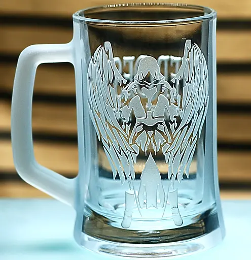 Пивний келих 660 мл Heroes of Might and Magic V подарунок для геймера кухоль з гравіюванням Герої V - фото 4