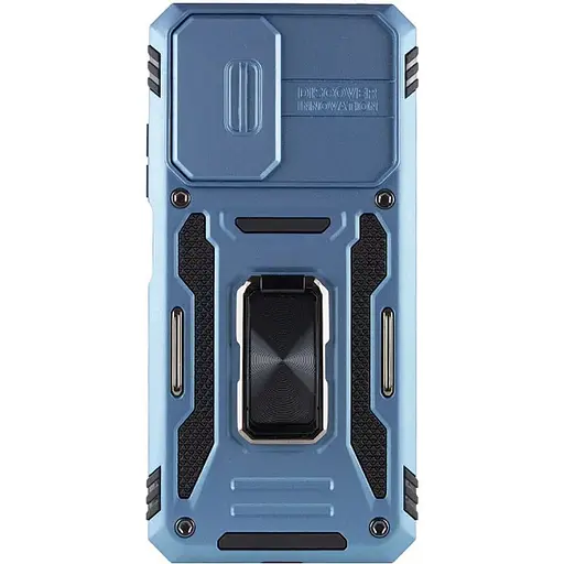Ударостійкий чохол Epik Camshield Army Ring для Xiaomi Redmi 9A Блакитний / Light Blue