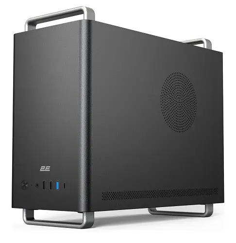 Корпус 2E Credo V300B, Black, без БЖ, Mini Tower, для Micro ATX / Mini ITX, 1xType-C / 2xUSB 3.0 / 1xUSB 2.0, макс. CPU - 160 мм / VGA - 310 мм, 1x90 мм (2E-V300B) - фото 2