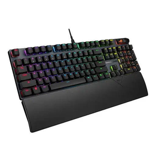 Клавіатура ASUS ROG Strix Scope II X 104key USB-A EN/UK RGB Black (90MP03XG-BKMA00) - фото 2