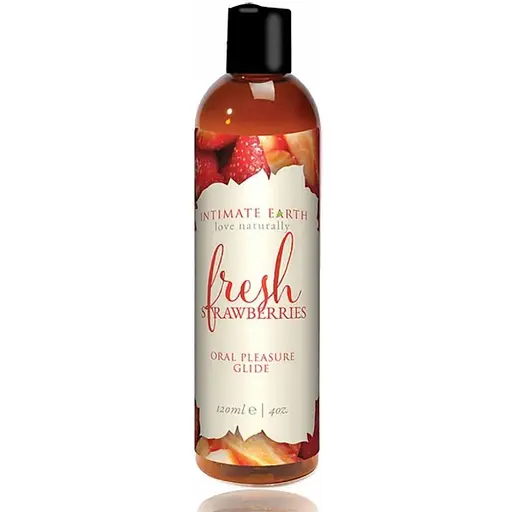 Лубрикант на водній основі Intimate Earth Natural Flavors Strawberries 120 мл