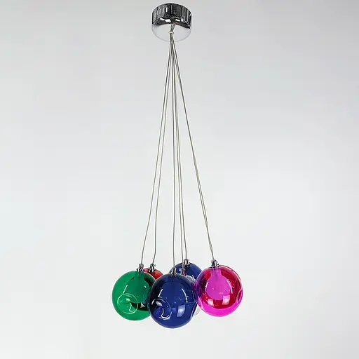 Яскравий світильник Восса Multicolor на 7 кольорових плафонів Line.F AA 225/7 - фото 7