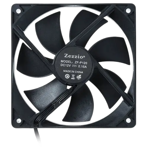 Вентилятор Zezzio ZF-P120 Black (ZF-P120)