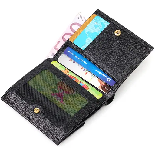 Кожаный женский кошелек Tony Bellucci 10х10х1 см acs0026993 - фото 3