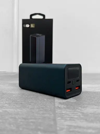 Зовнішній акумулятор для заряджання KP PD-65 Power Bank з електронним екраном 20000 mAh 65 Вт Чорний - фото 4