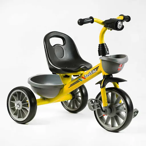Велосипед триколісний Best Trike, EVA колеса 12’’, 10’’, музика, 2 кошики, BS-16390