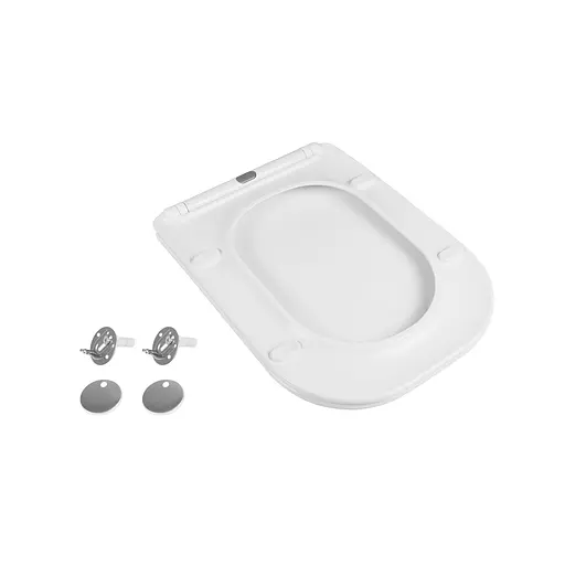 Сиденье для унитаза Qtap Nando с микролифтом Slim QT12991222AW, Белый - фото 6