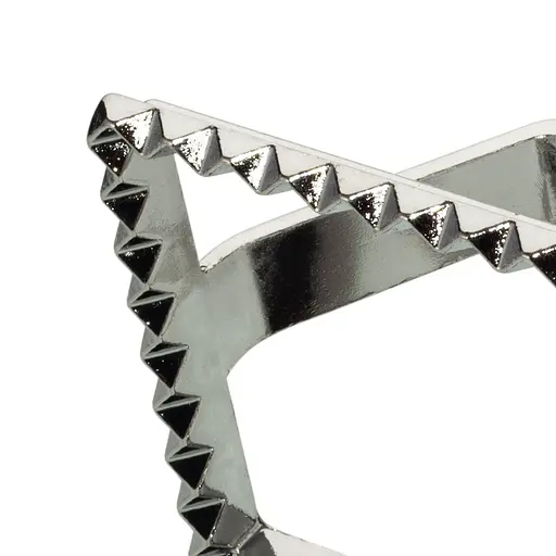 Форма вирубука для пельменів, равіолі, вареників, печива з дерев'яною ручкою квадратна 7х7 см, Kamille 87011 - фото 4