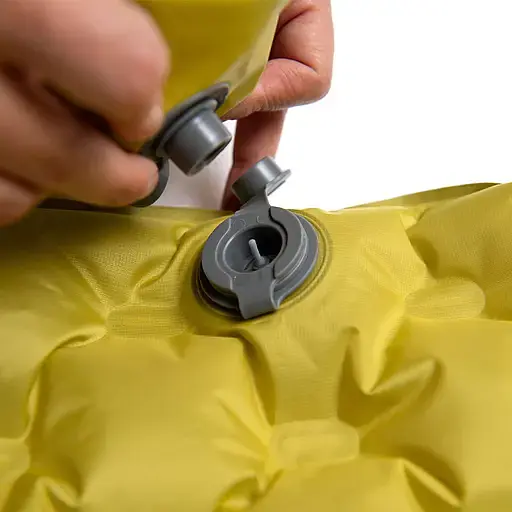 Коврик надувной Wechsel Coreo Double-Tube TL салатово-серый (233122) - фото 7