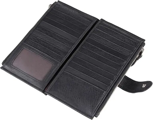 Мужской кожаный кошелек Vintage 11х20 см acs0015205 - фото 6