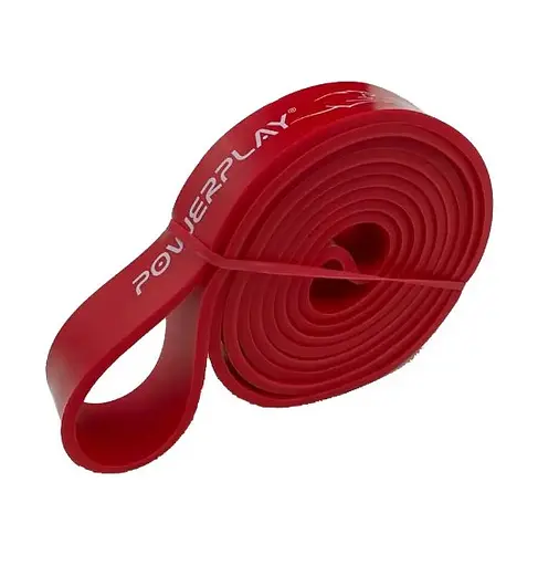 Еспандер-петля PowerPlay 4115 Power Band (гумка для фітнесу і кроссфіту) Червона (14-39 кг) (PP_4115_Red_(14-39 kg)) - фото 2