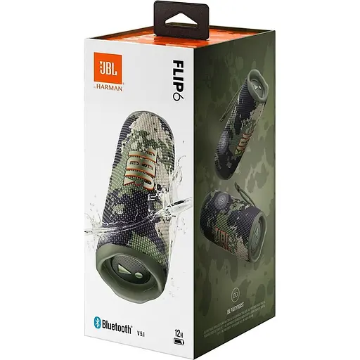 Портативная акустика JBL Flip 6 SQUAD (JBLFLIP6SQUAD) - фото 7