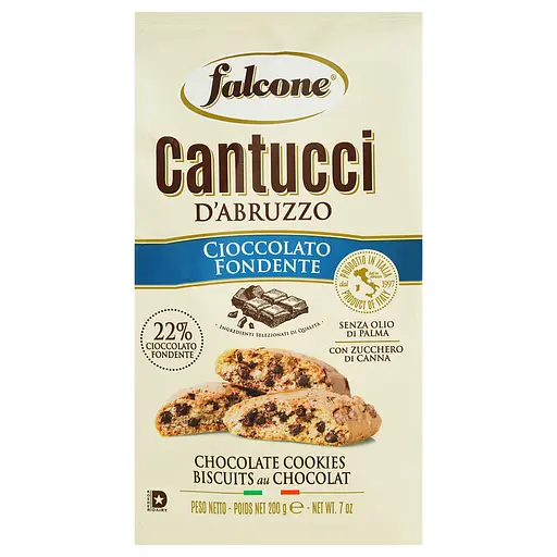 Печиво Falcone Кантучіні з шоколадом 200 г (768792)