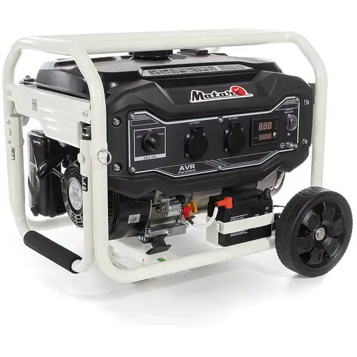 Бензиновый генератор Matari MH4000E (2.8 кВт), однофазный 220V, 50Hz, объем бака 13л, стартер