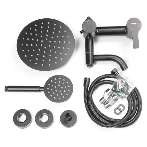 Душева система Mixxus NOX-009-J Black MI5751, Чорний матовий - фото 3