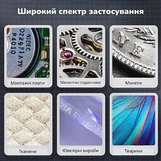 Электронная лупа - микроскоп портативный c 50X приближением с записью фото и видео Nectronix DM-370 (101150) - фото 5