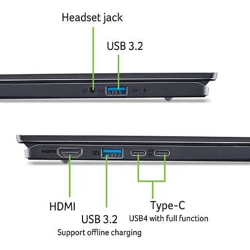 Ноутбук Acer Swift Go 16 AI SFG16-61-R418 AI 7350 la 50GHz,16'',+,32GB LPDDR5X,1TB,Radeon,Windows 11 - фото 9