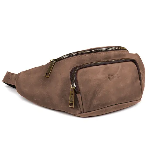 Шкіряна бананка Tarwa 14х36х8 см sum0025665 - фото 6