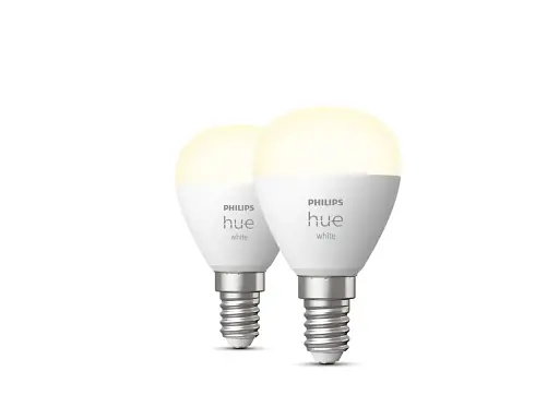 Розумні LED лампочки Philips Hue E14 White P45 470лм 40Вт 5.7W, ZigBee, Bluetooth, Apple HomeKit, 2 шт - фото 7