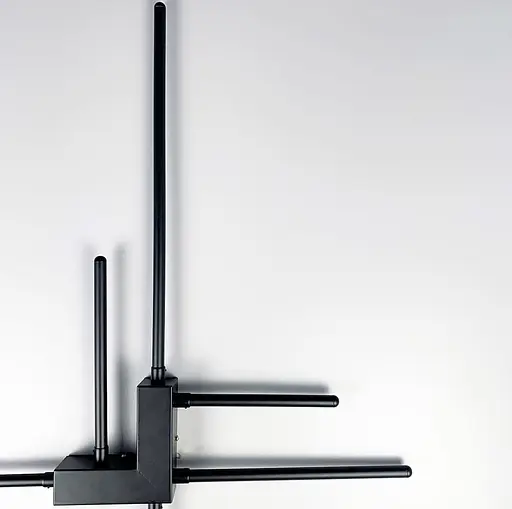 Мінімалістична модель бра на 6 ріжків Line F WJ 7214/6 BK - фото 4