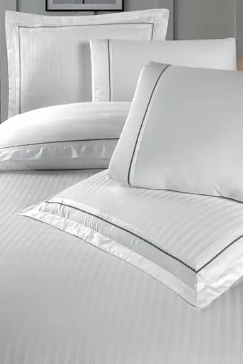 Постільна білизна Mona Orcella White Сатин Делюкс La Romano pbe0051960 - фото 3