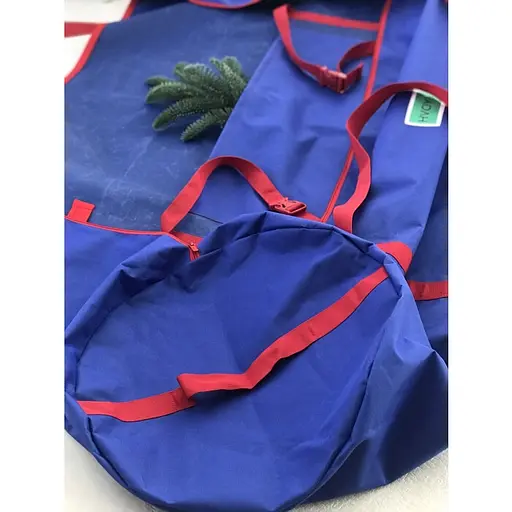 Сумка-чохол Hvoya для зберігання великої штучної ялинки до 2.6 м синьо-червоний - фото 3