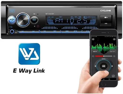 Автомобільна Bluetooth магнітола Cyclone MP-1024 BA мультимедійний центр універсальний - фото 3